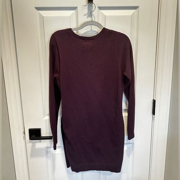 Duluth Trading Company Sweater Dress M, in plum - Picture 4 of 14